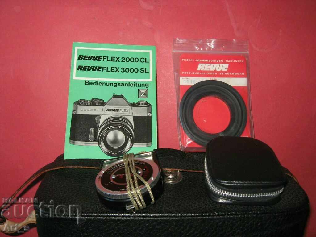 Licitație Aparat foto japonez SLR cu film REVUEFLEX 2000 CL (CHINON CS)