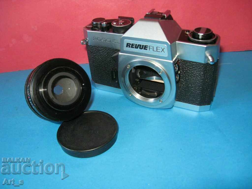 Japanese SLR film camera REVUEFLEX 2000 CL (CHINON CS) - 6 Japanese SLR film camera REVUEFLEX 2000 CL (CHINON CS) - 6