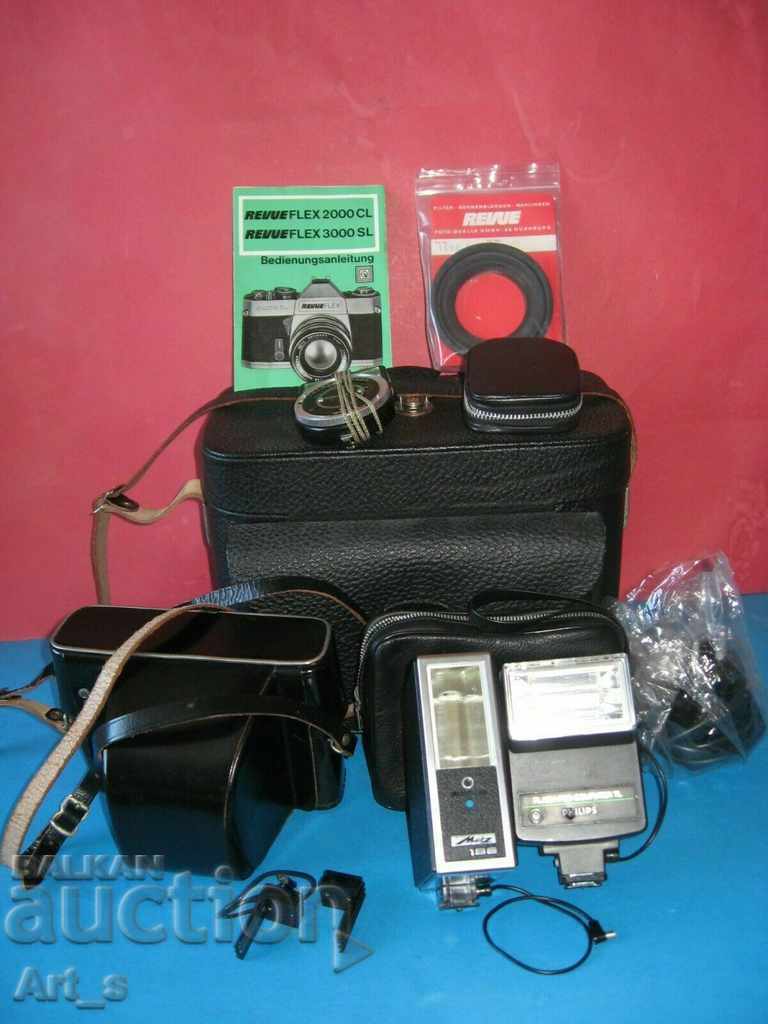 Aparat foto japonez SLR cu film REVUEFLEX 2000 CL (CHINON CS) - 7