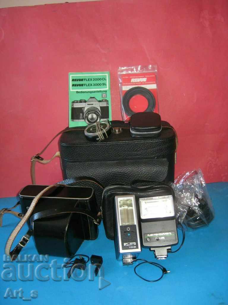 Aparat foto japonez SLR cu film REVUEFLEX 2000 CL (CHINON CS)