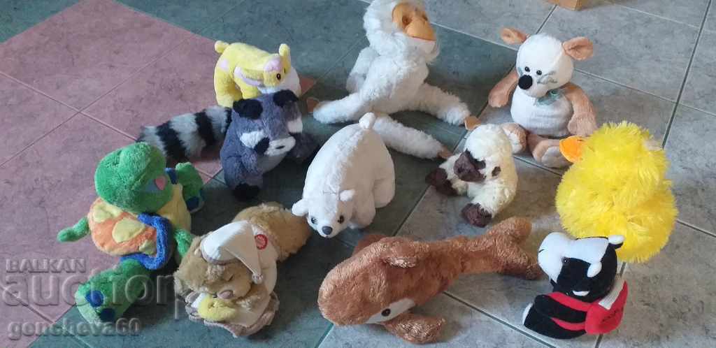 Licitație LOT Jucării cu animale umplute 11 buc