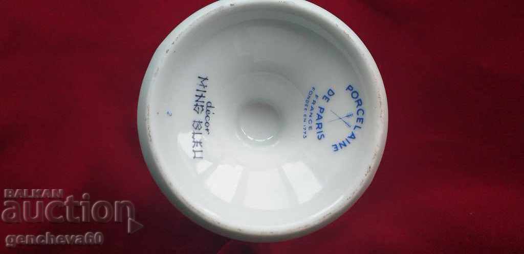 Licitație Cana din portelan masagran pentru cafea rece/Paris Licitație Cana din portelan masagran pentru cafea rece/Paris