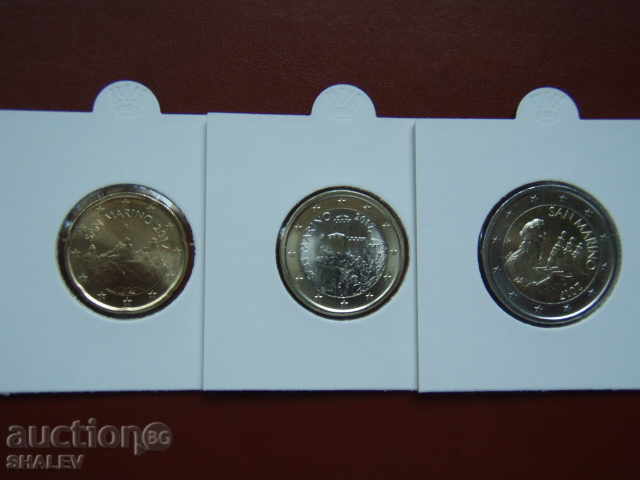 20 Cents, 1, 2 Euro 2017 San Marino - Unc with price 15.89 BGN | € 8.12 20 Cents, 1, 2 Euro 2017 San Marino - Unc with price 15.89 BGN | € 8.12