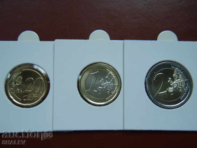 Auction 20 Cents, 1, 2 Euro 2017 San Marino - Unc Auction 20 Cents, 1, 2 Euro 2017 San Marino - Unc