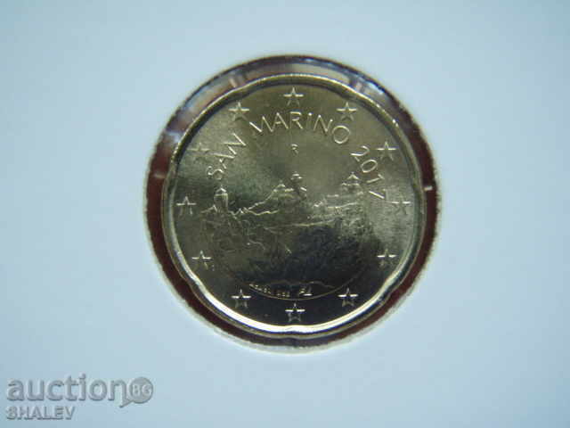 20 Cents, 1, 2 Euro 2017 San Marino - Unc - 5 20 Cents, 1, 2 Euro 2017 San Marino - Unc - 5