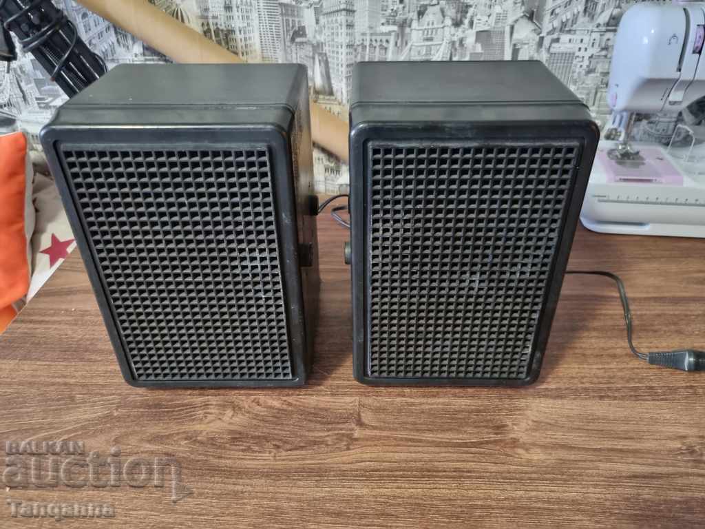 Old retro speakers
