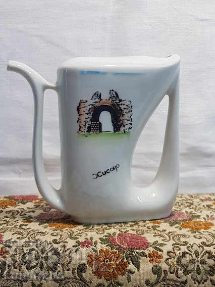 Bulgarian quality old porcelain. Pitcher "Hisar" by Isis.