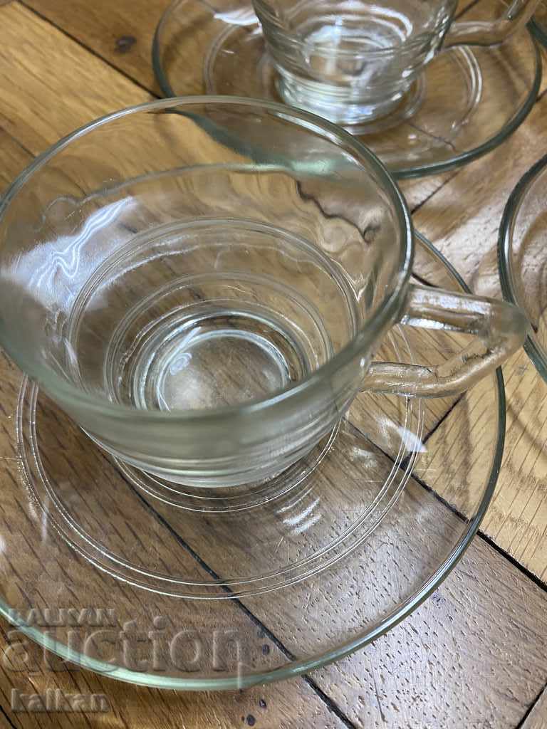 Set of glass cups for coffee Beloterm with price 20.00 BGN | € 10.23 Set of glass cups for coffee Beloterm with price 20.00 BGN | € 10.23