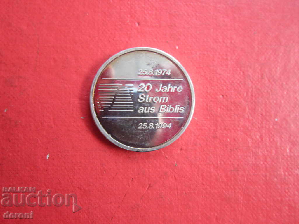 Παράδοση Ασημένιο μετάλλιο ασημένιο νόμισμα 2 Παράδοση Ασημένιο μετάλλιο ασημένιο νόμισμα 2