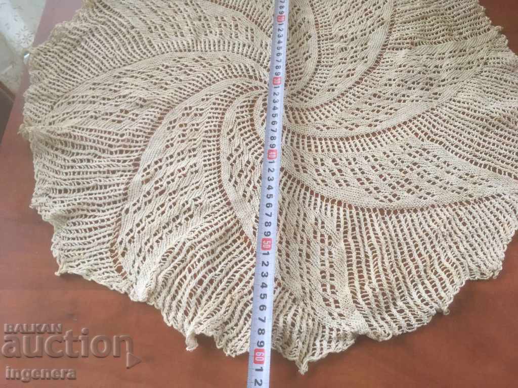 ΚΑΛΥΜΜΑ MILO ΠΛΕΚΤΟ ΣΕ ΓΑΝΤΖΙ ΓΙΑ ΤΡΑΠΕΖΙ F60 CM με τιμή 7.00 BGN | € 3.58