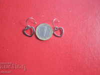 Silver earrings earrings hearts