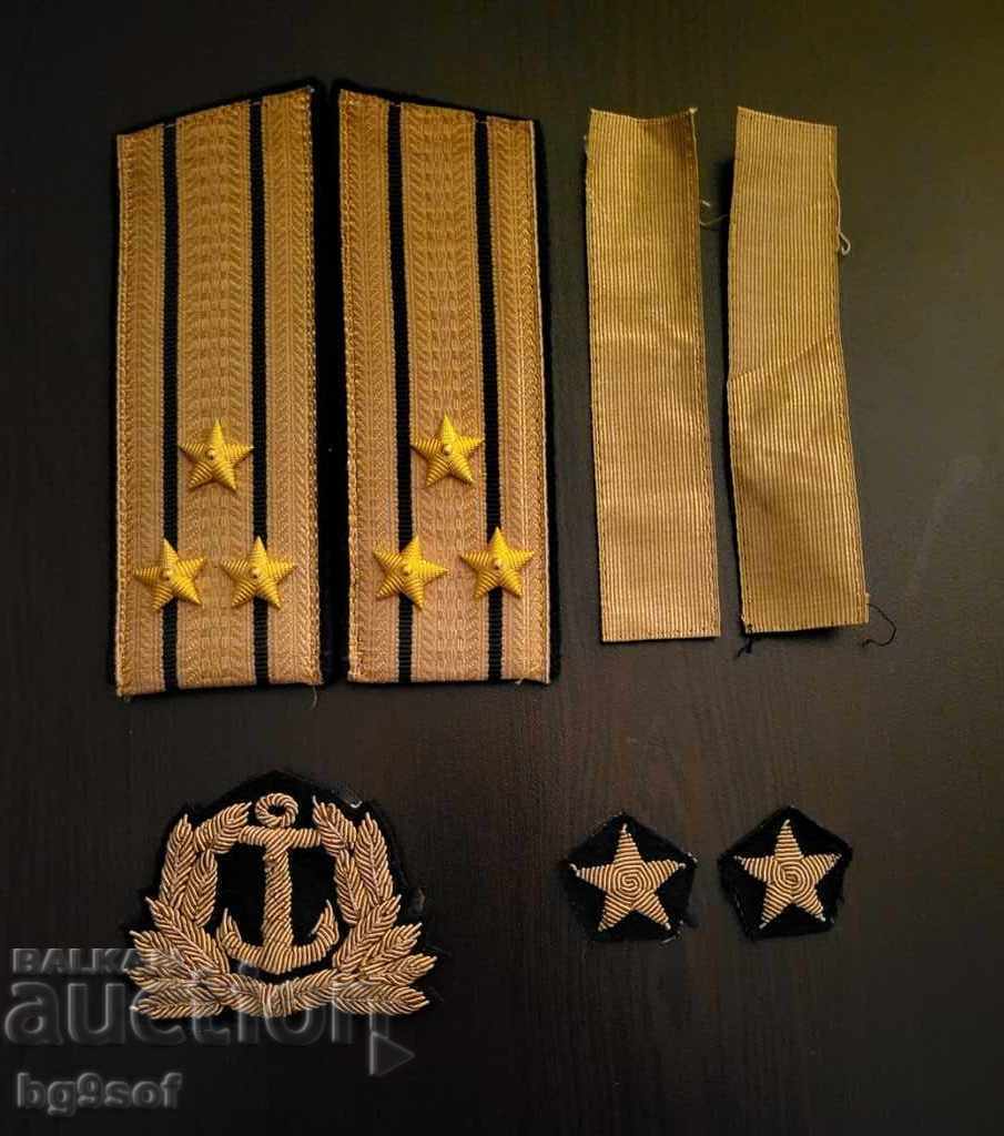 ЛОТ отличителни униформени знаци СССР - капитан I-ви ранг