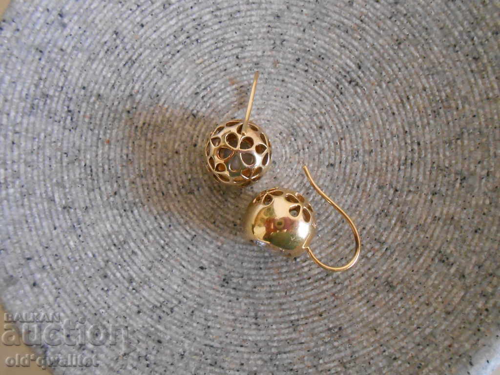 Auction Attractive design, silver EARRINGS, Silver 925 gilding Auction Attractive design, silver EARRINGS, Silver 925 gilding