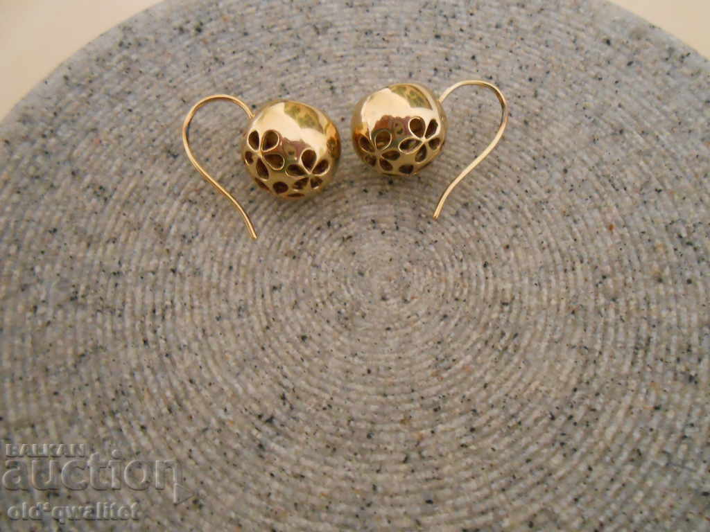 Attractive design, silver EARRINGS, Silver 925 gilding - 5 Attractive design, silver EARRINGS, Silver 925 gilding - 5