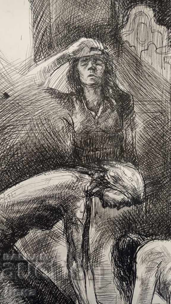 Auction Svilen Hristozov DRAWING with ink Auction Svilen Hristozov DRAWING with ink