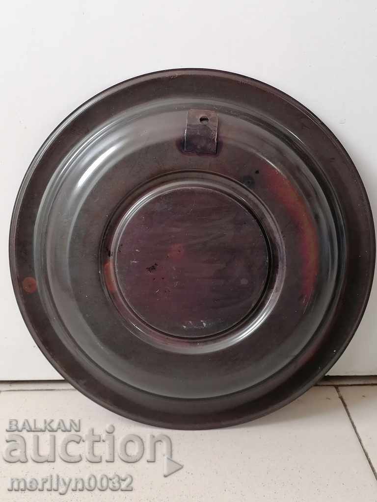 Prize advertising plate from the social period copper copper - 7 Prize advertising plate from the social period copper copper - 7