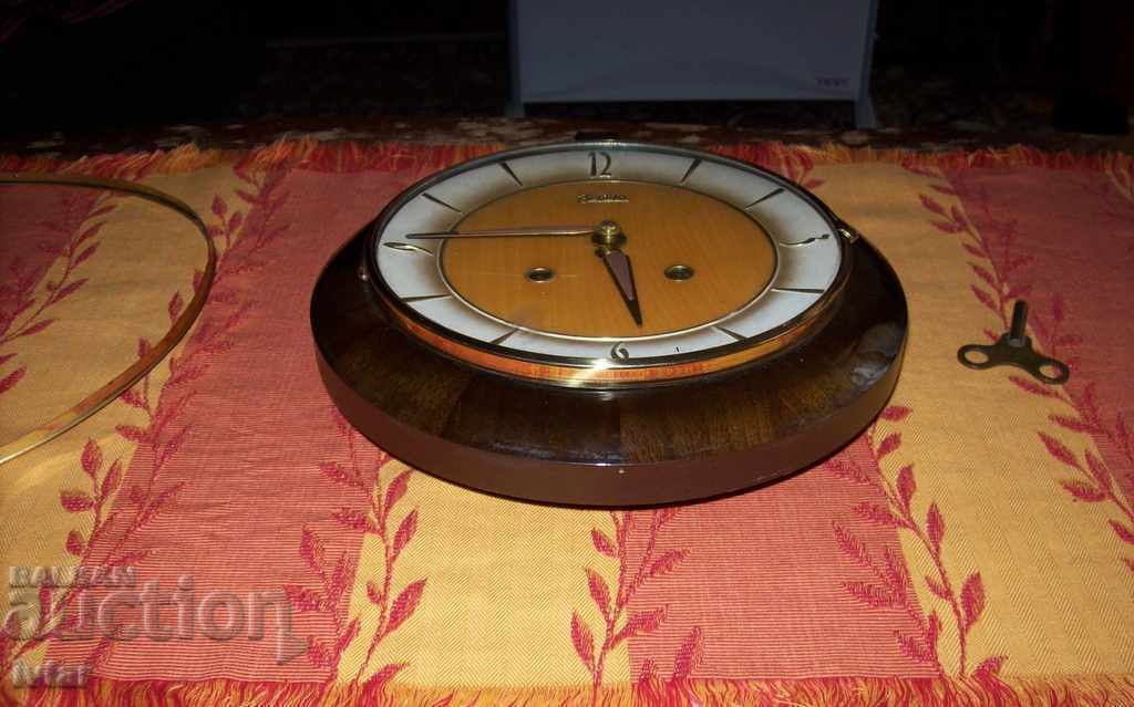 Auction German wall clock "ZENTRA" with gong Auction German wall clock "ZENTRA" with gong
