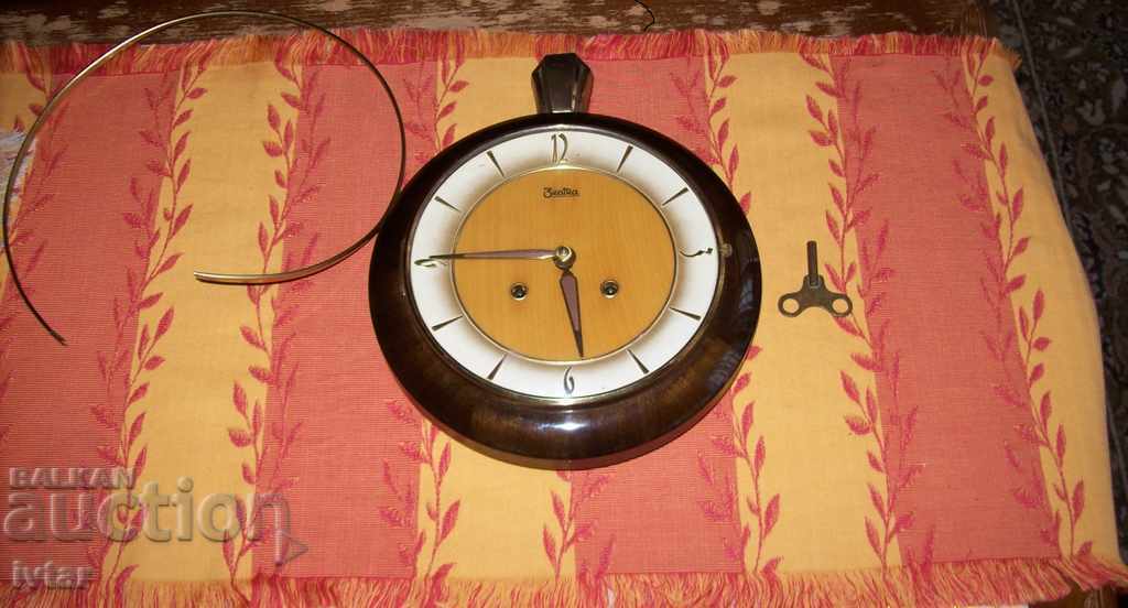 German wall clock "ZENTRA" with gong