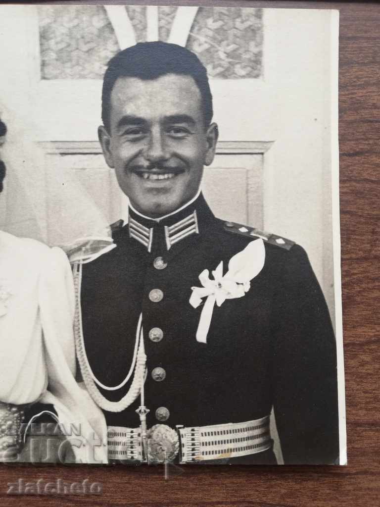Auction Old photo - Wedding photo of a Bulgarian officer 2 Auction Old photo - Wedding photo of a Bulgarian officer 2