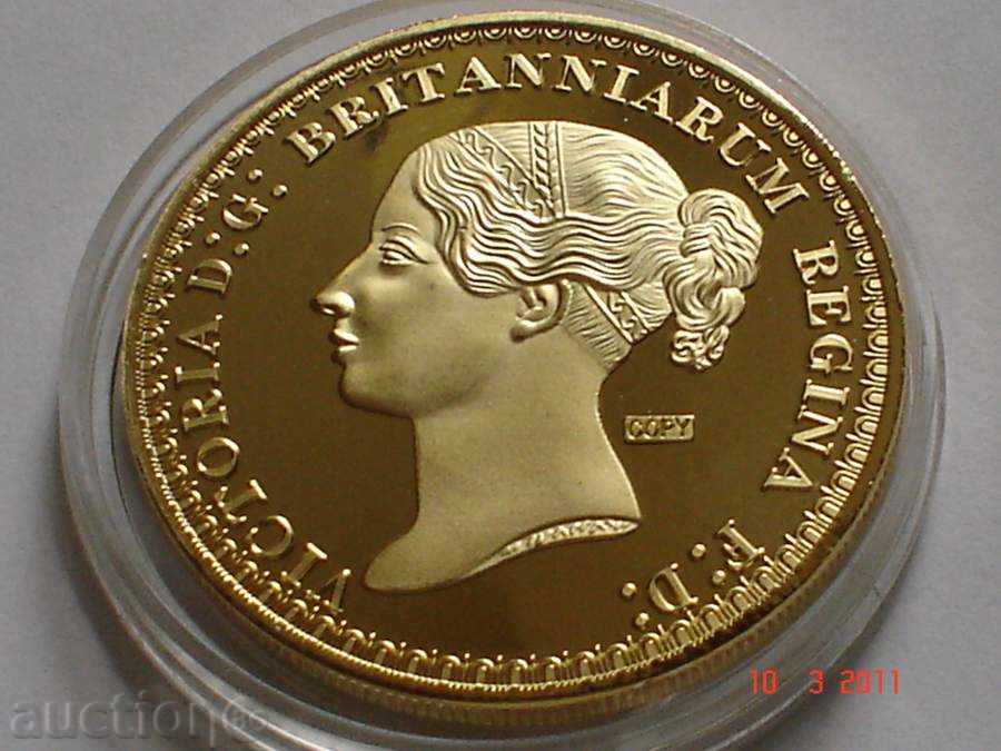 +++ 5 GOLD pounds VICTORIA - org. replica silver+gold +++ with price 90.00 BGN | € 46.02 +++ 5 GOLD pounds VICTORIA - org. replica silver+gold +++ with price 90.00 BGN | € 46.02