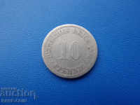 XII (42) Germany - Reich 10 Pfennig 1873 A Rare