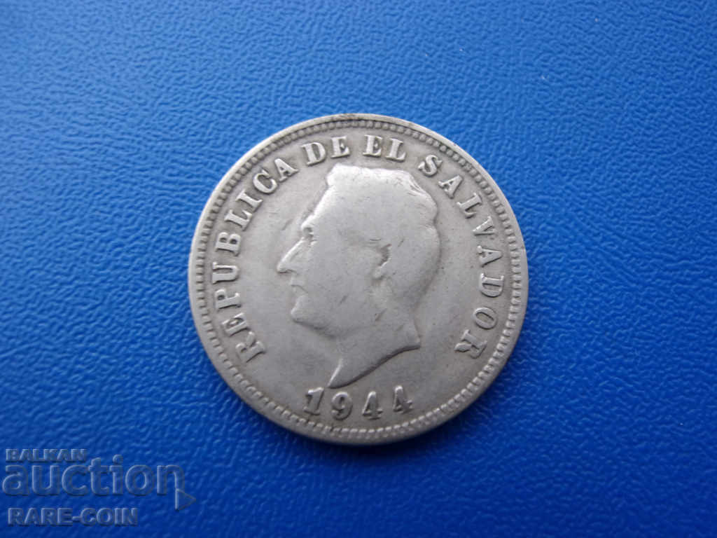 XII (46) El Salvador 5 Centavo 1944 Rare with price € 2.56 | 5.01 BGN XII (46) El Salvador 5 Centavo 1944 Rare with price € 2.56 | 5.01 BGN