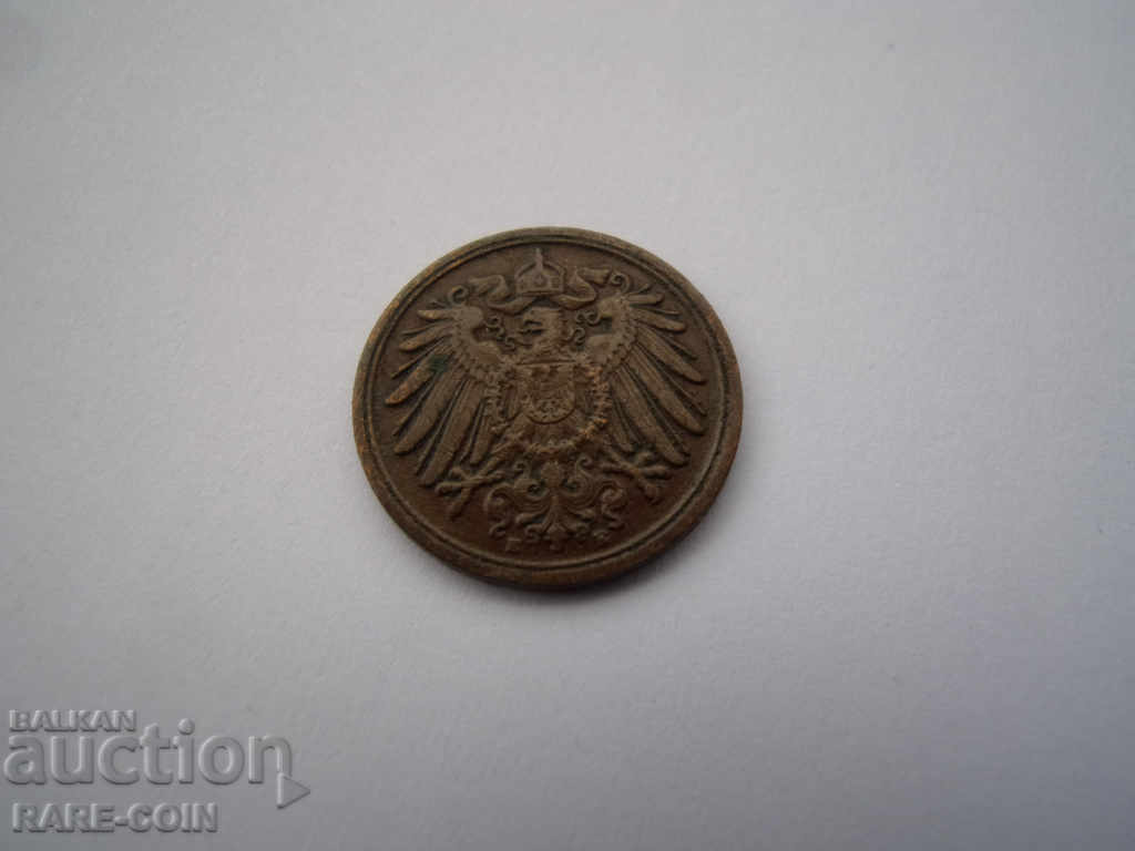 XII (74) Germany Reich 1 Pfennig 1910 E Rare with price € 3.07 | 6.00 BGN XII (74) Germany Reich 1 Pfennig 1910 E Rare with price € 3.07 | 6.00 BGN