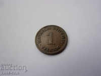 XII (75) Germany Reich 1 Pfennig 1910 F Rare