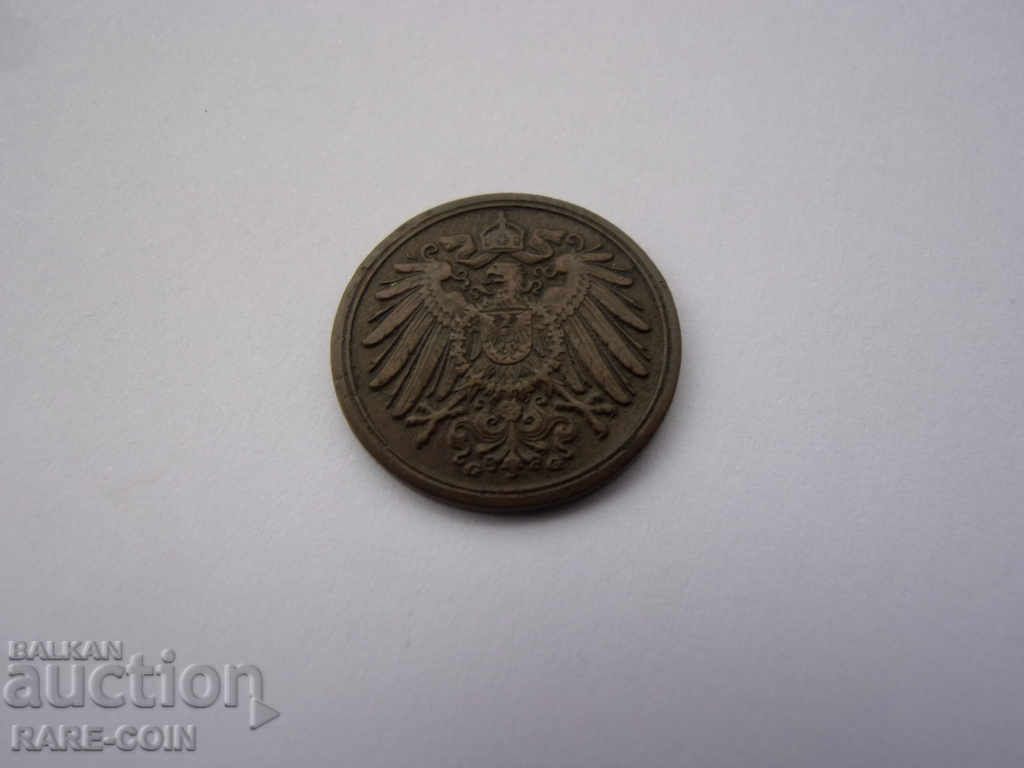 XII (76) Germany Reich 1 Pfennig 1910 G Rare with price € 4.09 | 8.00 BGN