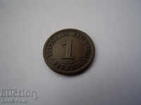 XII (76) Germany Reich 1 Pfennig 1910 G Rare