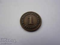 XII (79) Germany Reich 1 Pfennig 1909 F Rare