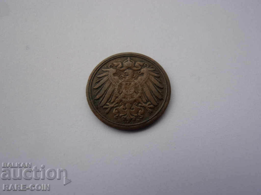 XII (81) Germany Reich 1 Pfennig 1905 D Rare with price € 2.05 | 4.01 BGN