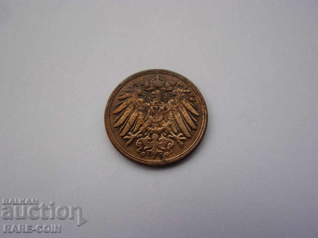 XII (83) Germany Reich 1 Pfennig 1905 G Rare with price € 4.09 | 8.00 BGN XII (83) Germany Reich 1 Pfennig 1905 G Rare with price € 4.09 | 8.00 BGN