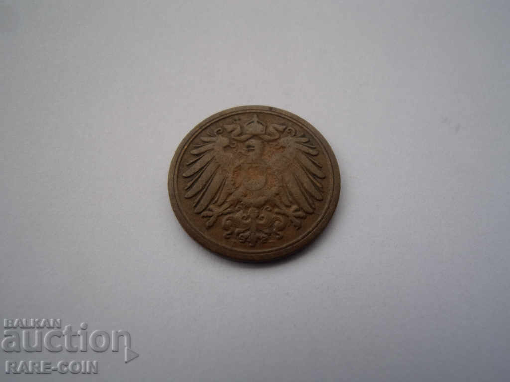 XII (85) Germania Reich 1 Pfennig 1904 D Rar cu preț € 1.53 | 2.99 BGN