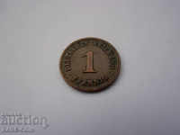 XII (95) Germany Reich 1 Pfennig 1901 F Rare