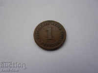 XII (97) Germany Reich 1 Pfennig 1899 G Rare
