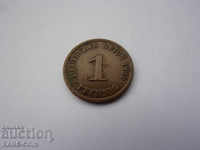 XII (98) Germany Reich 1 Pfennig 1899 J Rare