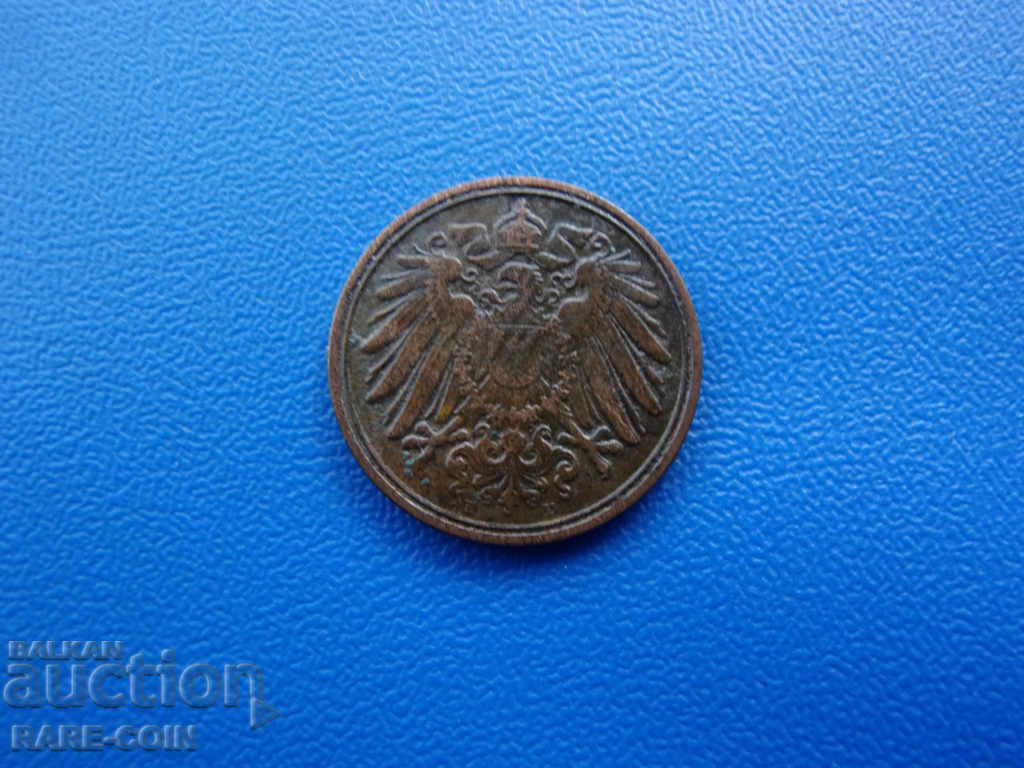 XII (105) Germany Reich 1 Pfennig 1893 D Rare with price € 5.11 | 9.99 BGN
