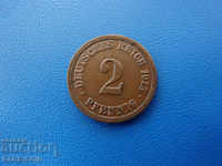 XII (117) Germany Reich 2 Pfennig 1915 F Rare