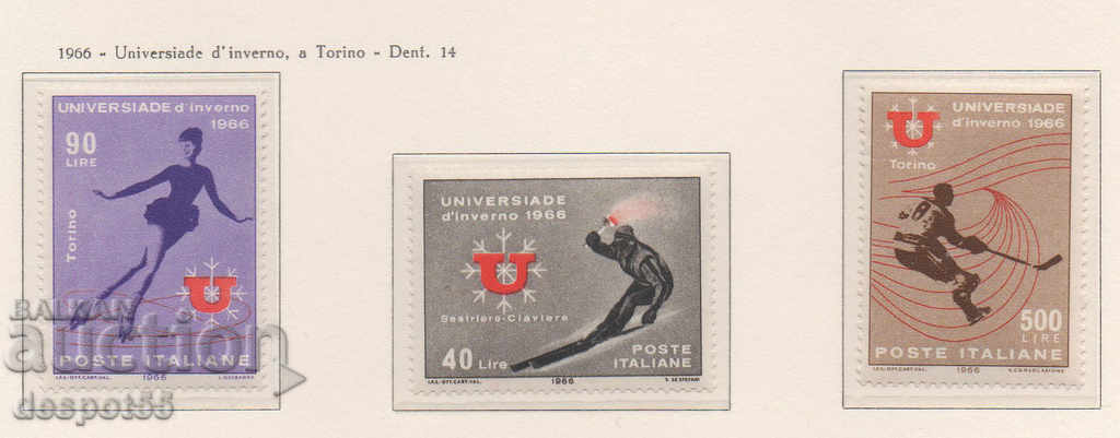 1966. Italy. Winter University Games.