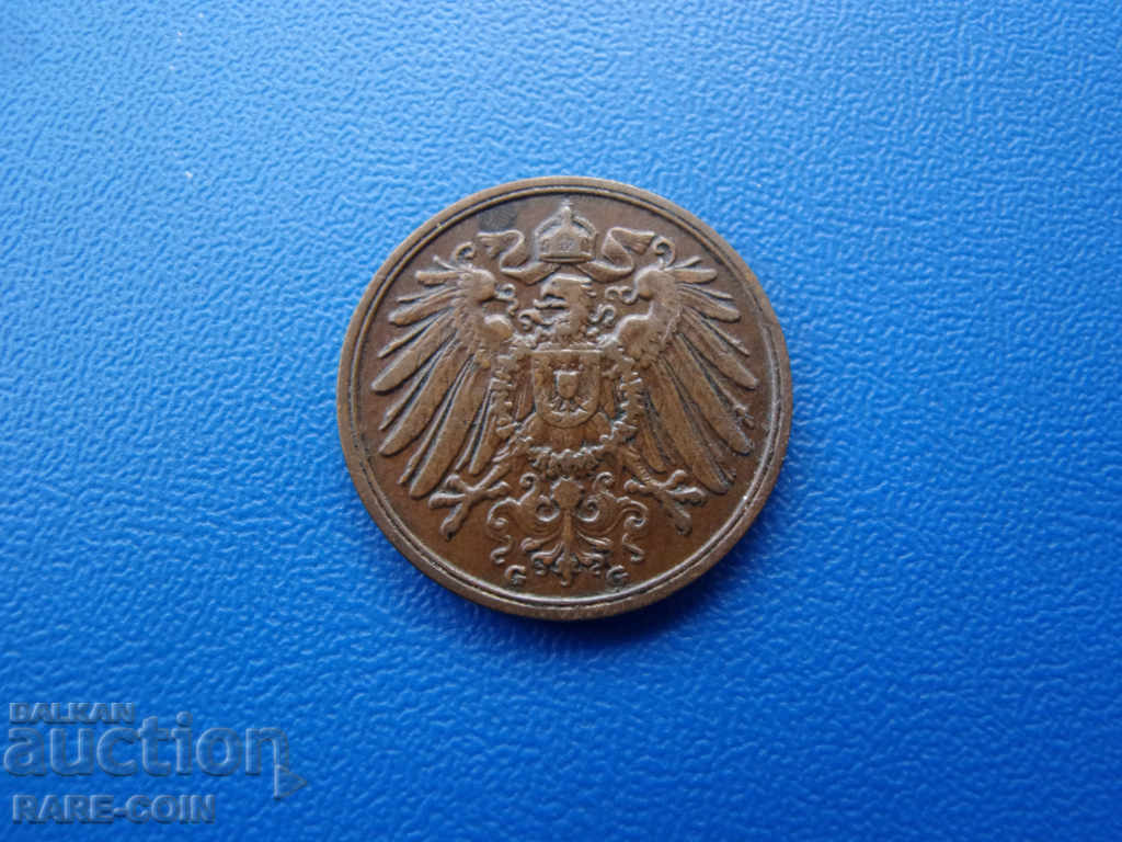 XII (124)  Германия Райх  2  Пфенигa  1912 G  Rare с цена € 3.07 | 6.00 лв.