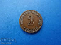 XII (124) Germany Reich 2 Pfennig 1912 G Rare