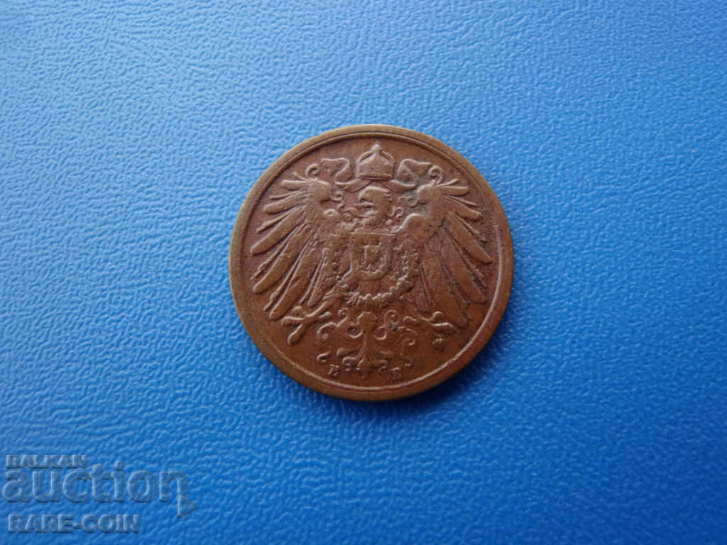 XII (130) Germania Reich 2 Pfennig 1906 E Rar cu preț € 2.05 | 4.01 BGN