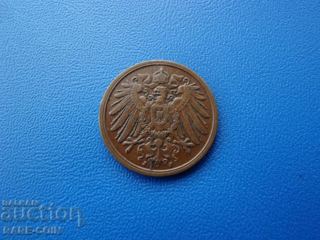 XII (133) Germany Reich 2 Pfennig 1905 J Rare with price € 4.09 | 8.00 BGN