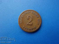XII (136) Germany Reich 2 Pfennig 1904 F Rare
