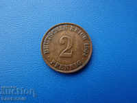 XII (138) Germany Reich 2 Pfennig 1904 J Rare