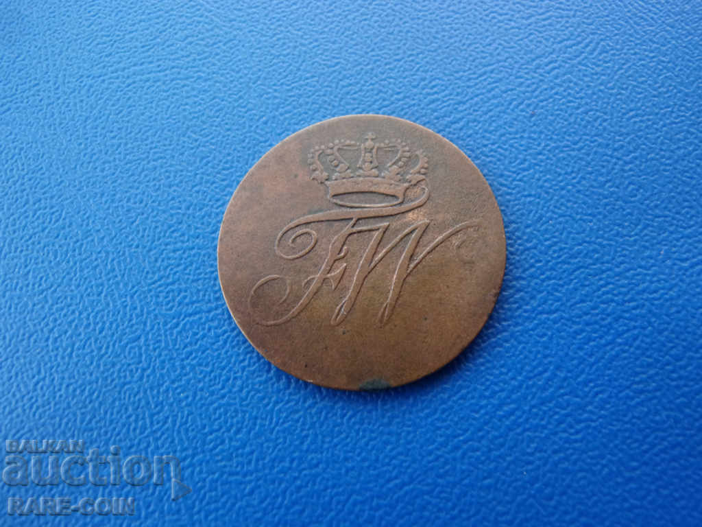 XII (160) Brandenburg 1 Pfennig 1797 Rare with price € 6.14 | 12.01 BGN