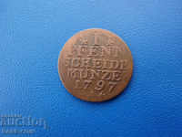 XII (160) Brandenburg 1 Pfennig 1797 Rare