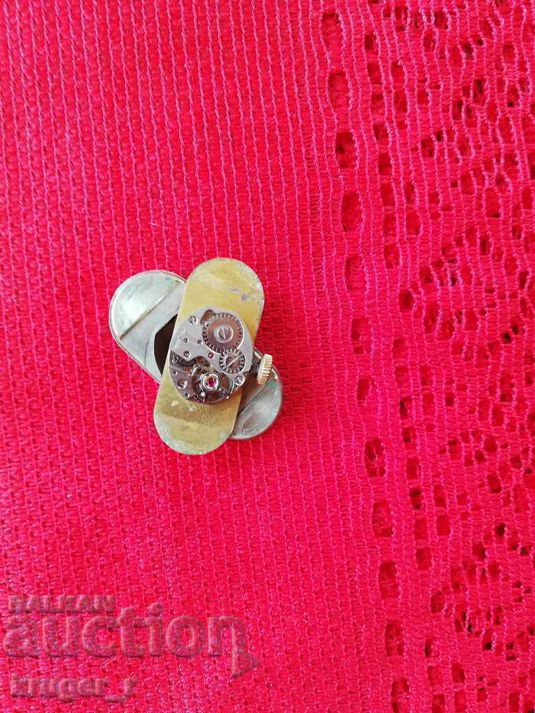 GLASHUTTE 17 JEVELS women's watch typewriter - 7