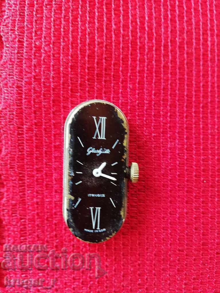 GLASHUTTE 17 JEVELS ceas de damă mașină de scris